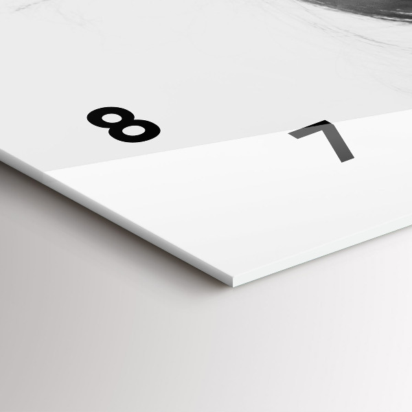 Horizontale Uhr mit motiv Menschliche Empfindsamkeit des Denkens