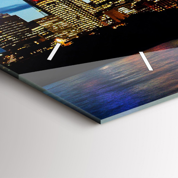 Horizontale Uhr mit motiv Sydney am Abend