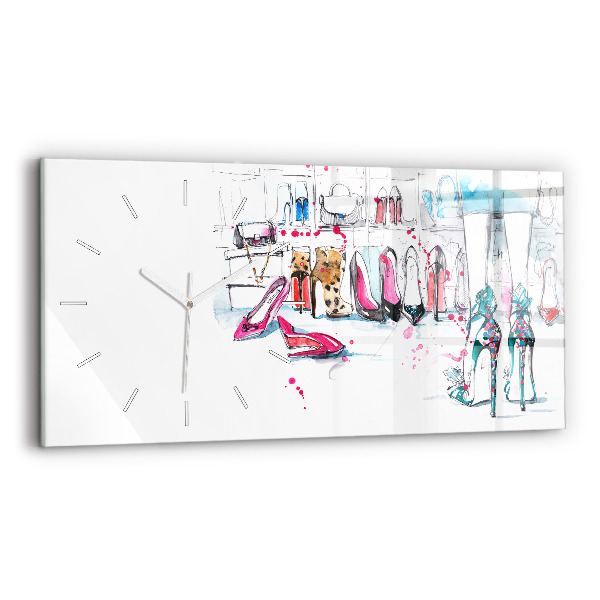 Horizontale Uhr mit motiv Element der Weiblichkeit