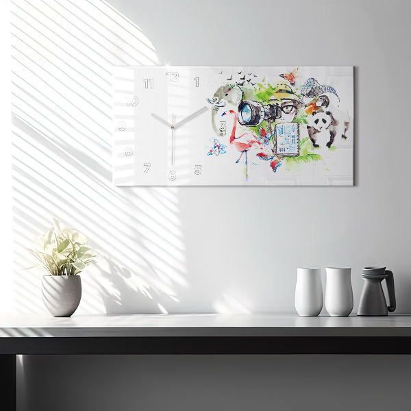 Horizontale Uhr Zoologe