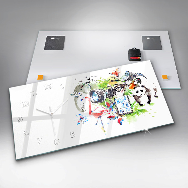 Horizontale Uhr Zoologe