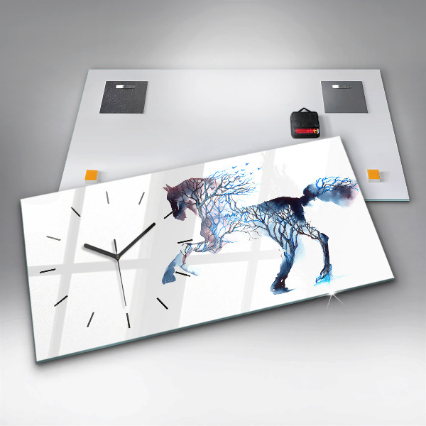 Horizontale Uhr mit motiv Tier Natur Altruismus