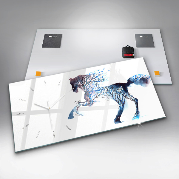 Horizontale Uhr mit motiv Tier Natur Altruismus