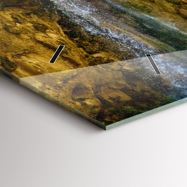 Horizontale Uhr mit motiv Lagunenlandschaft