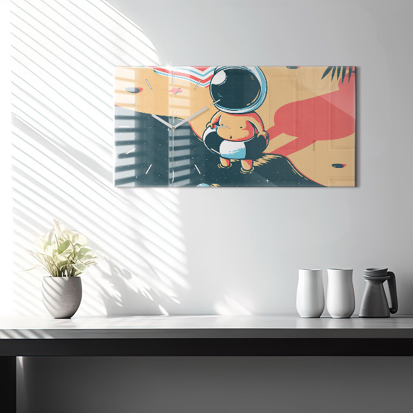 Horizontale Uhr Phantasie eines Kindes