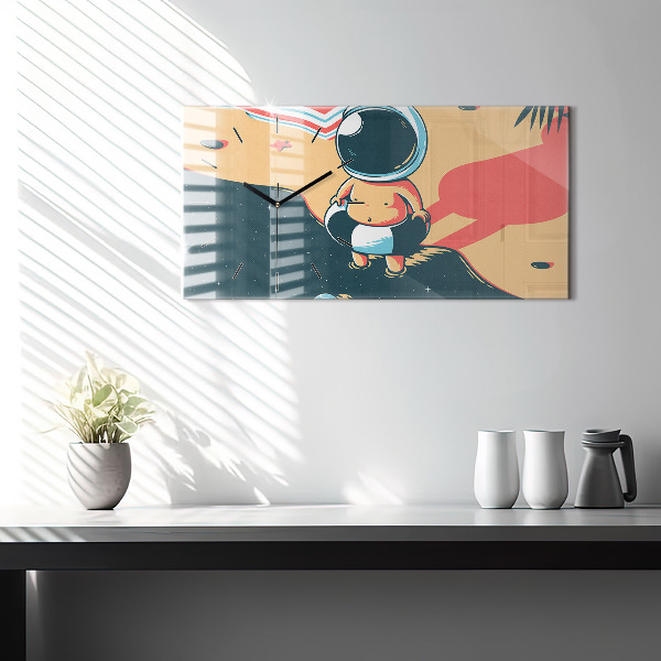 Horizontale Uhr Phantasie eines Kindes