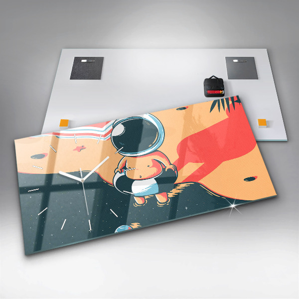 Horizontale Uhr Phantasie eines Kindes