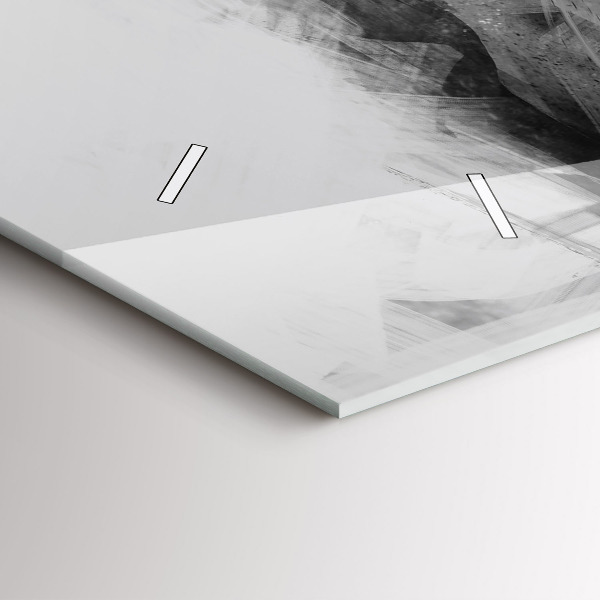 Horizontale Uhr mit motiv Gemalter Löwe