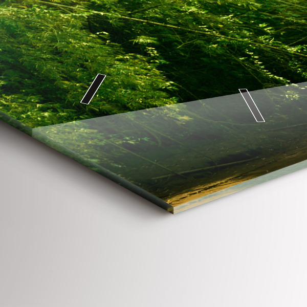 Horizontale Uhr mit motiv Friedliche Natur