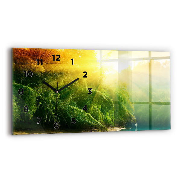 Horizontale Uhr mit motiv Friedliche Natur