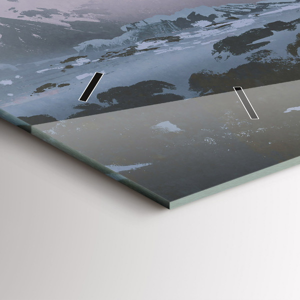 Horizontale Uhr mit motiv Astronauten Milchstraße