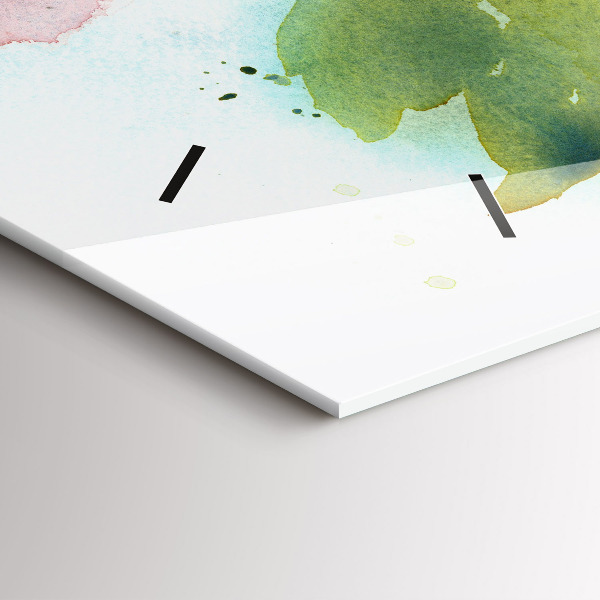 Horizontale Uhr mit motiv Visualisierung der Natur