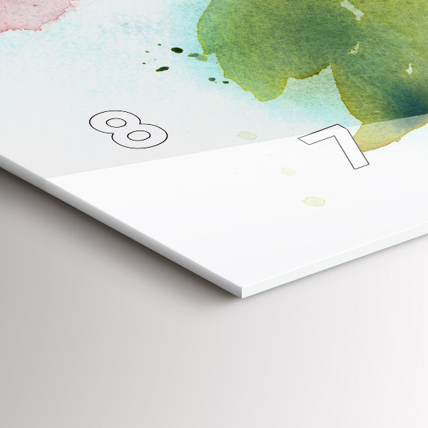 Horizontale Uhr mit motiv Visualisierung der Natur