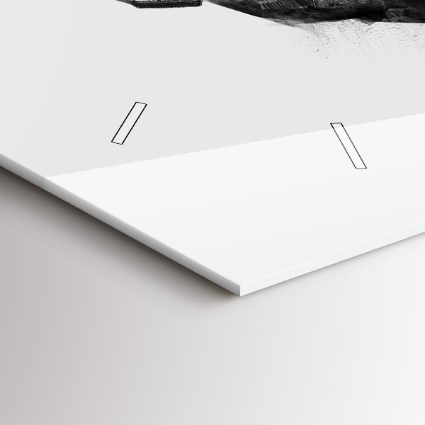 Horizontale Uhr Zeichnung Bär