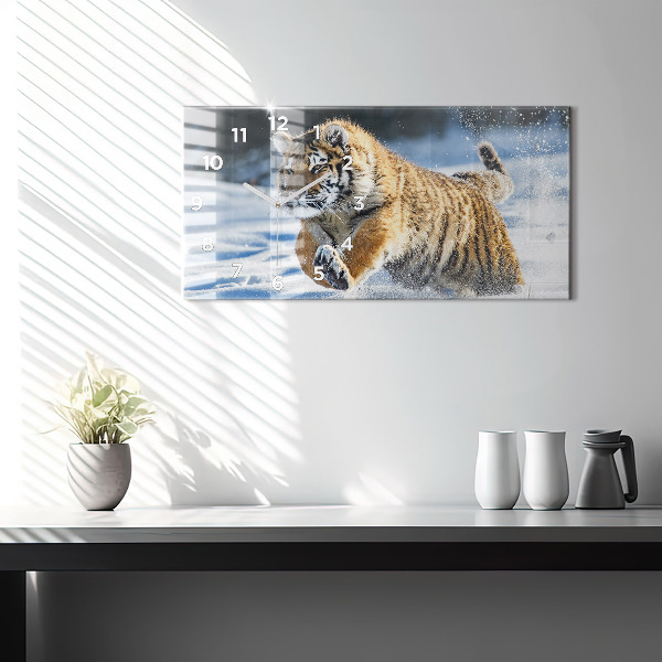 Horizontale Uhr Mutiger Schritt vorwärts