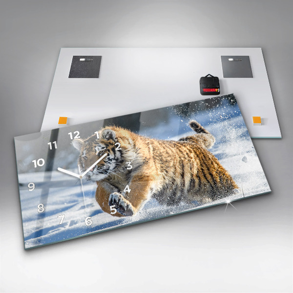 Horizontale Uhr Mutiger Schritt vorwärts