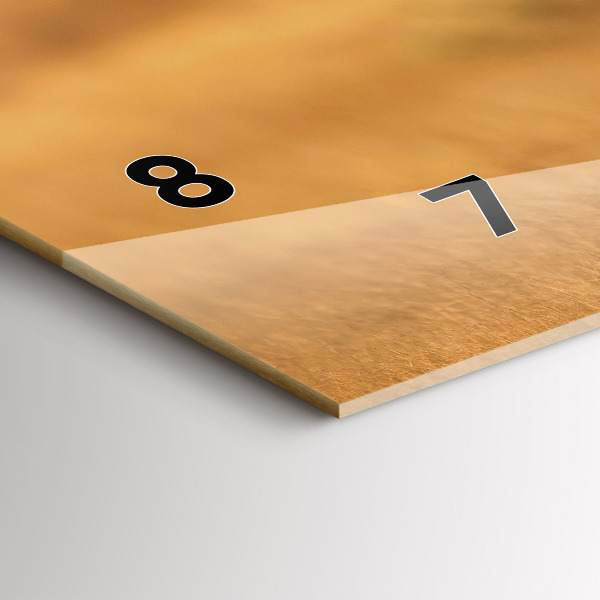 Horizontale Uhr Tiger jagen