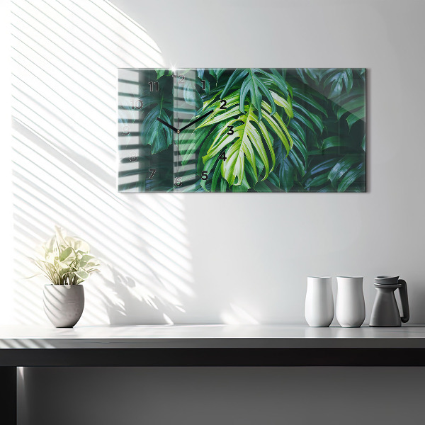 Horizontale Uhr Tropische Seite der Natur