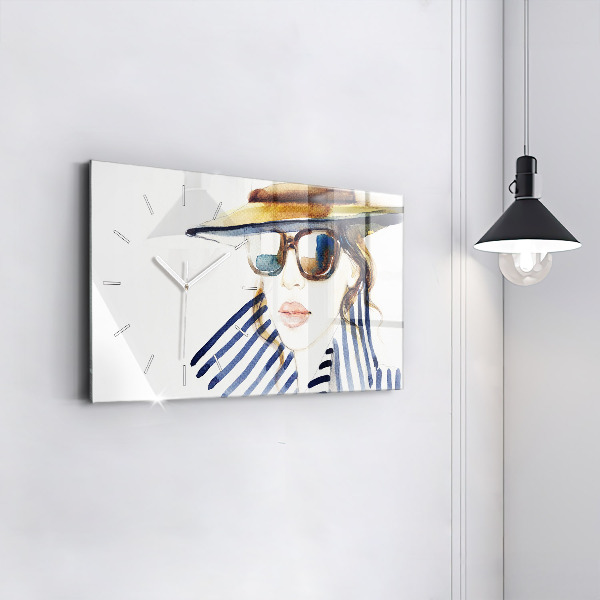 Horizontale Uhr Letzte Tage der Ferien Mode