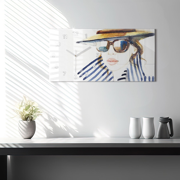 Horizontale Uhr Letzte Tage der Ferien Mode