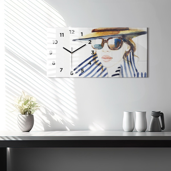 Horizontale Uhr Letzte Tage der Ferien Mode