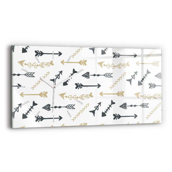 Horizontale Uhr Geometrisches Hipster-Muster