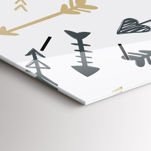 Horizontale Uhr Geometrisches Hipster-Muster