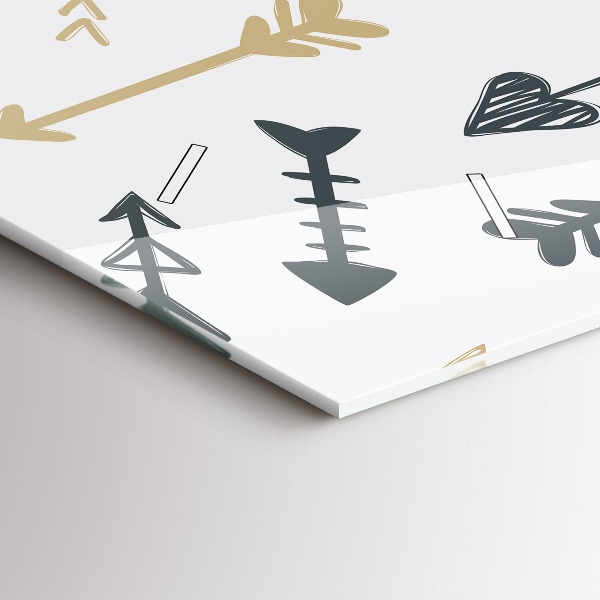 Horizontale Uhr Geometrisches Hipster-Muster