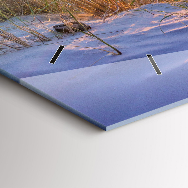 Horizontale Uhr Polnischer Sonnenuntergang am Meer