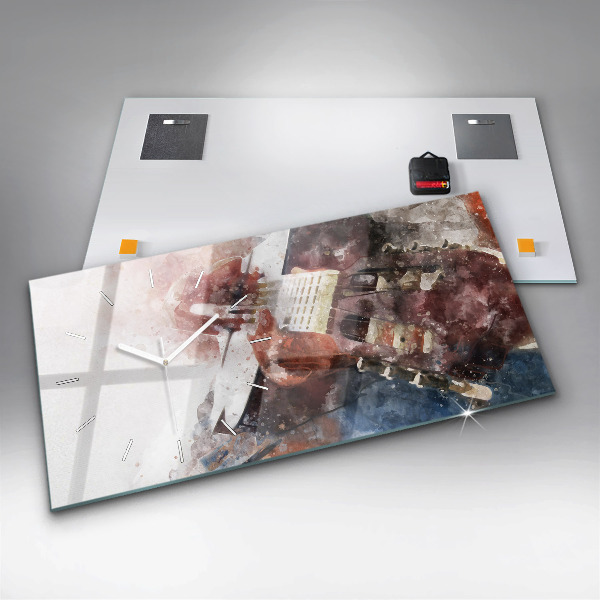 Horizontale Uhr Gitarren-Visualisierung