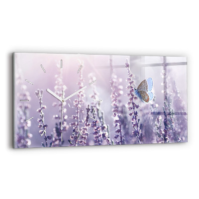 Horizontale Uhr Abstraktion