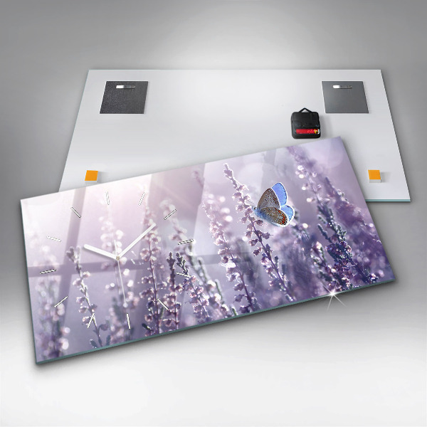 Horizontale Uhr Abstraktion