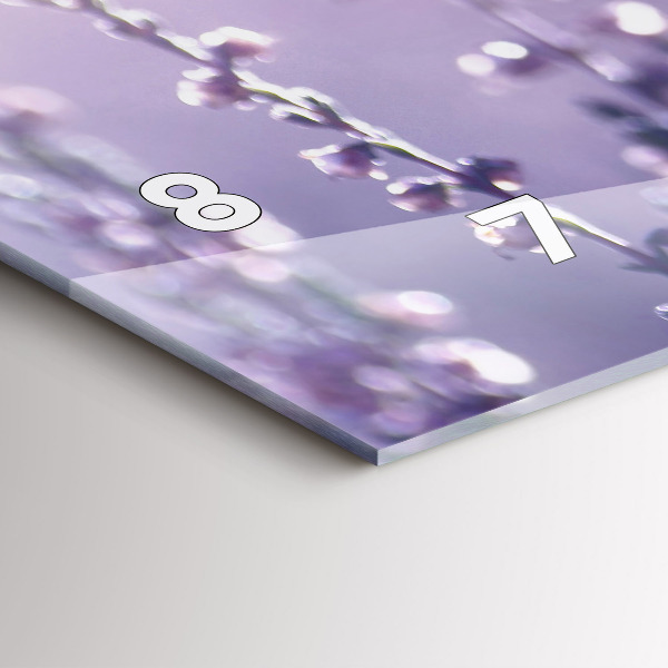 Horizontale Uhr Abstraktion