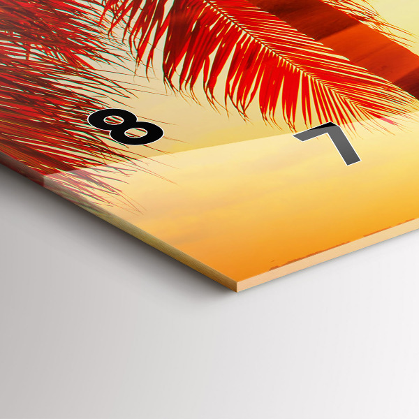 Horizontale Uhr mit motiv Urlaub Rest Sommer