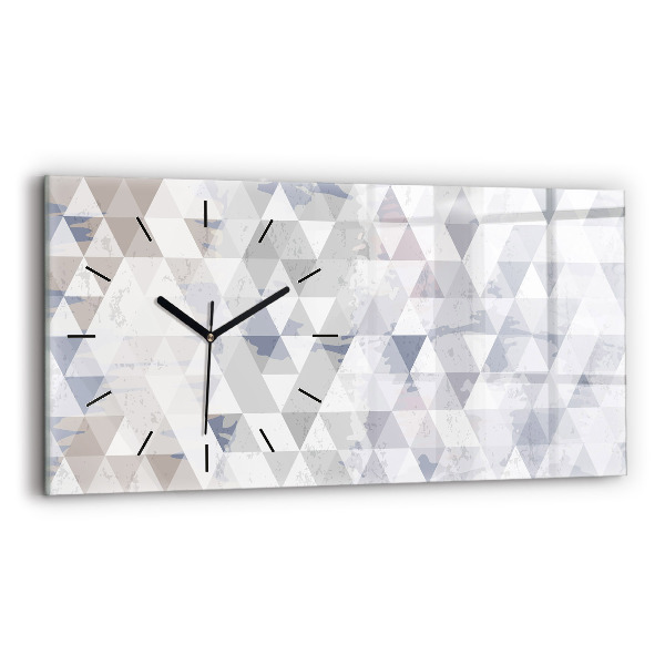 Horizontale Uhr mit motiv Geometrisches Muster