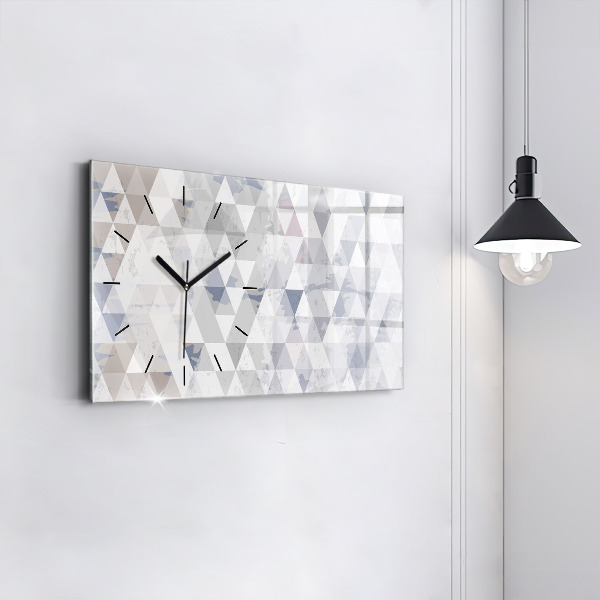 Horizontale Uhr mit motiv Geometrisches Muster