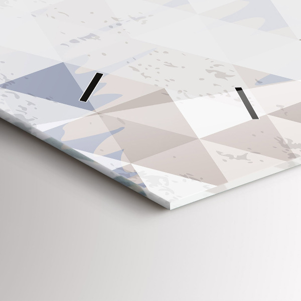 Horizontale Uhr mit motiv Geometrisches Muster