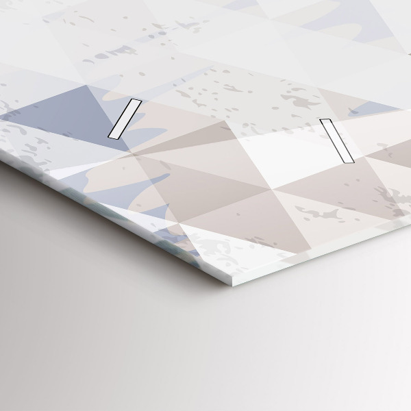 Horizontale Uhr mit motiv Geometrisches Muster