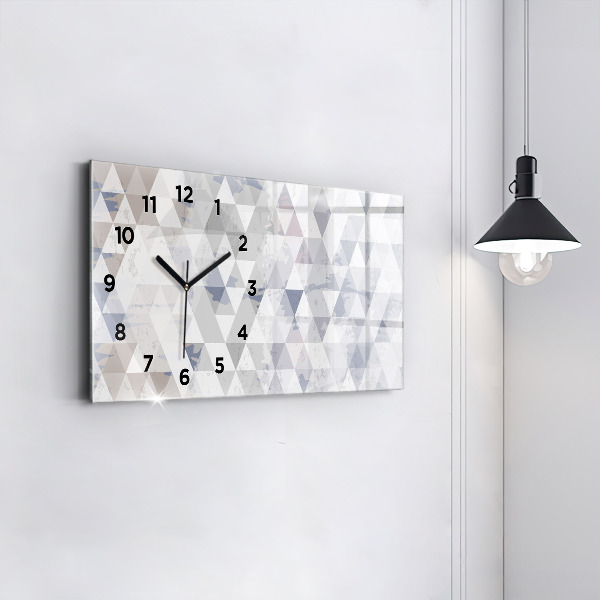 Horizontale Uhr mit motiv Geometrisches Muster