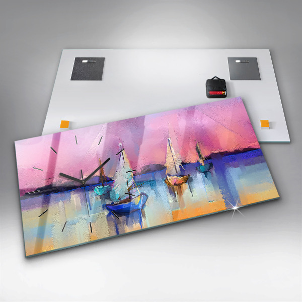 Horizontale Uhr Meereslandschaft