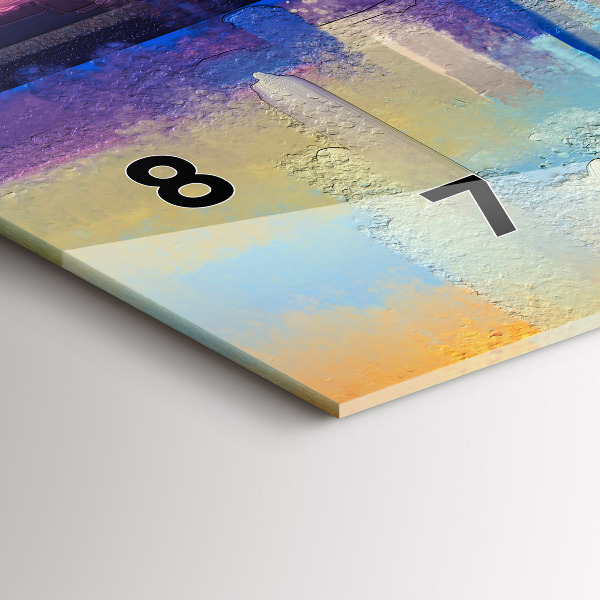 Horizontale Uhr Meereslandschaft