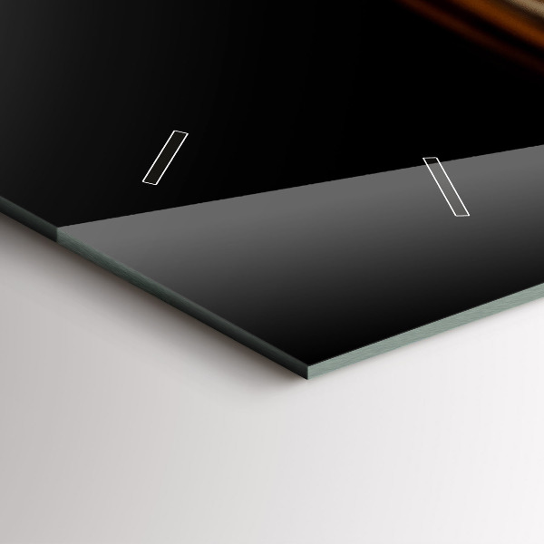 Horizontale Uhr mit motiv Tiger - wildes Auge