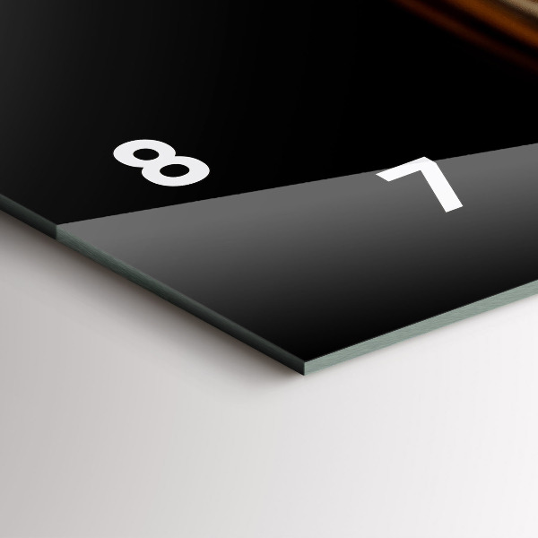 Horizontale Uhr mit motiv Tiger - wildes Auge