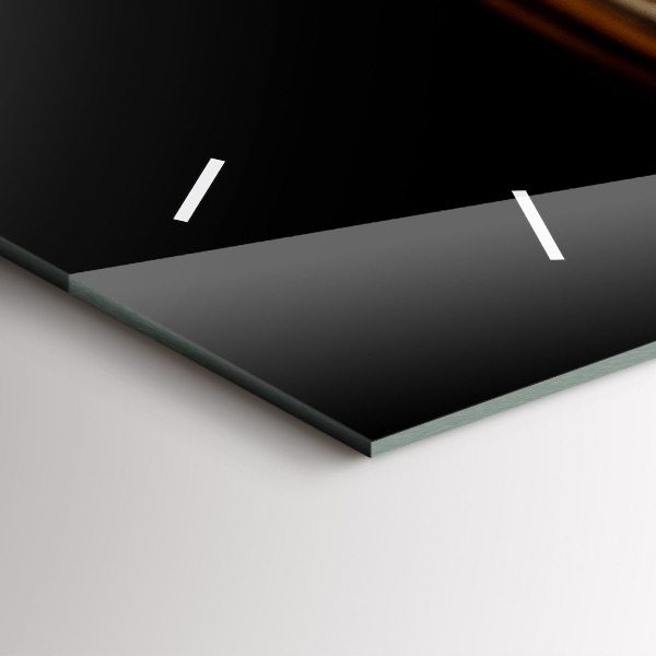 Horizontale Uhr mit motiv Tiger - wildes Auge