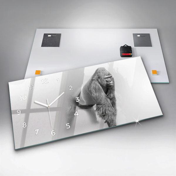 Horizontale Uhr mit motiv Tierische Kunstsammlung