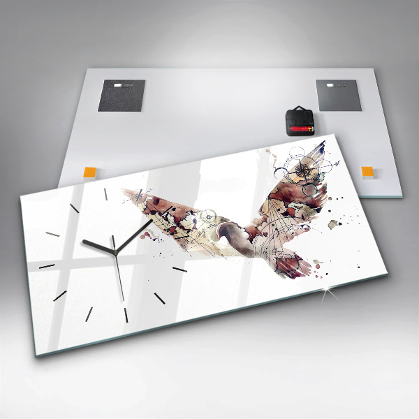 Horizontale Uhr mit motiv Abstrakte Ansicht