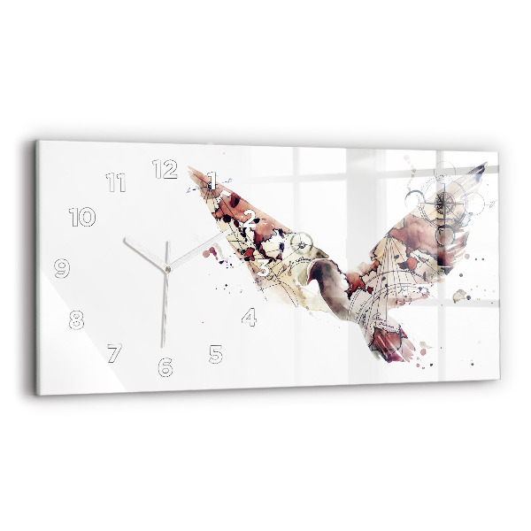 Horizontale Uhr mit motiv Abstrakte Ansicht