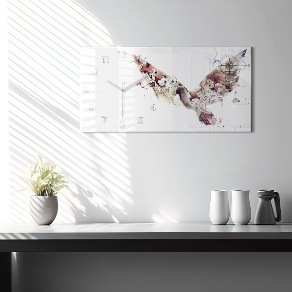 Horizontale Uhr mit motiv Abstrakte Ansicht