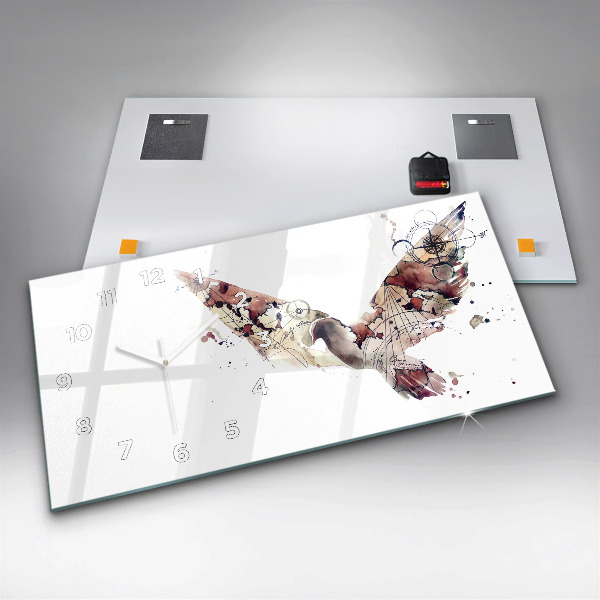 Horizontale Uhr mit motiv Abstrakte Ansicht