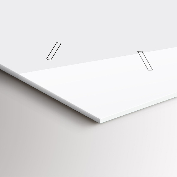 Horizontale Uhr mit motiv Abstrakte Ansicht